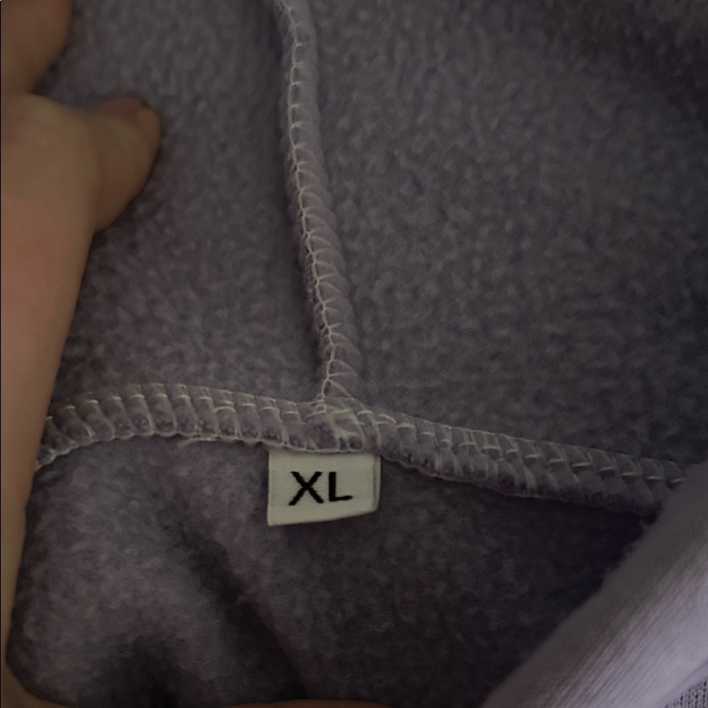 You Are Enough Lavender Pullover Hoodie - Picture 2 of 3